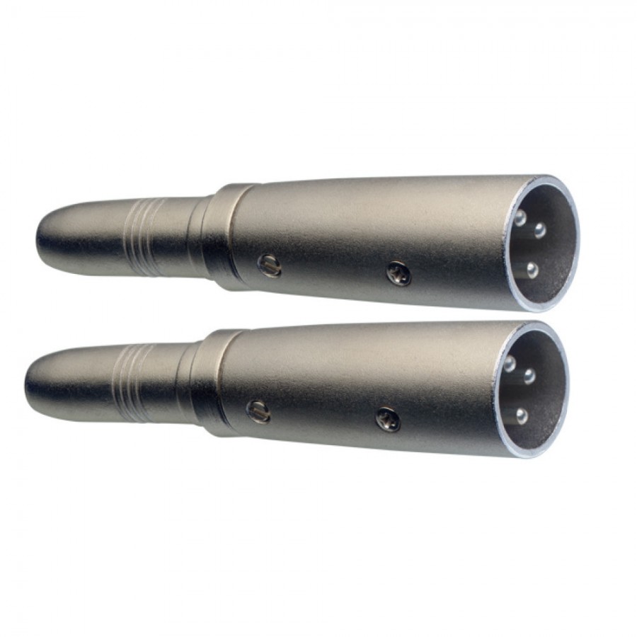 Stagg Male XLR to Female Jack Adaptor (Set of 2) - AC-XMPFH